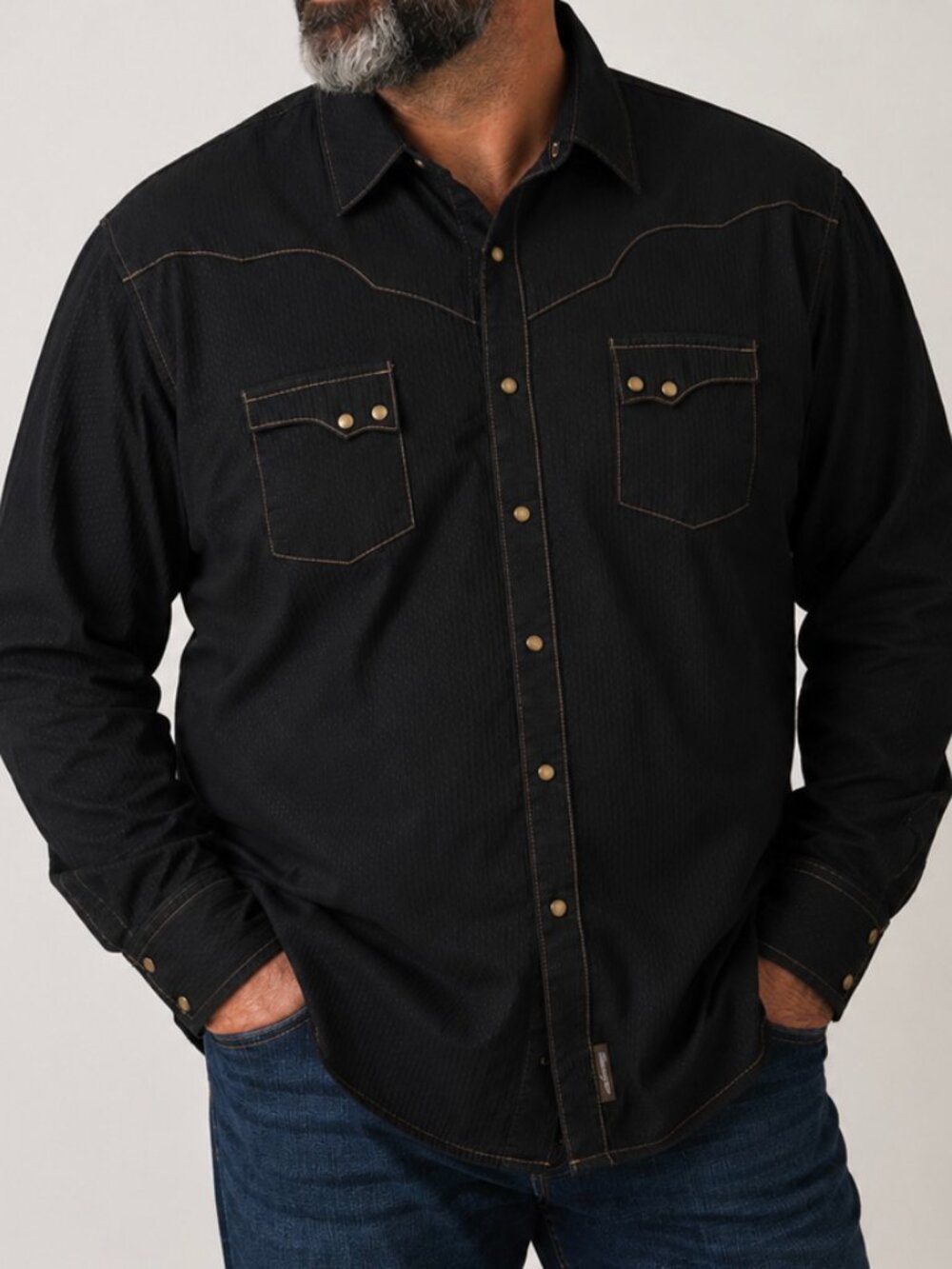 Wrangler Retro Dobby Western Snap Front Shirt